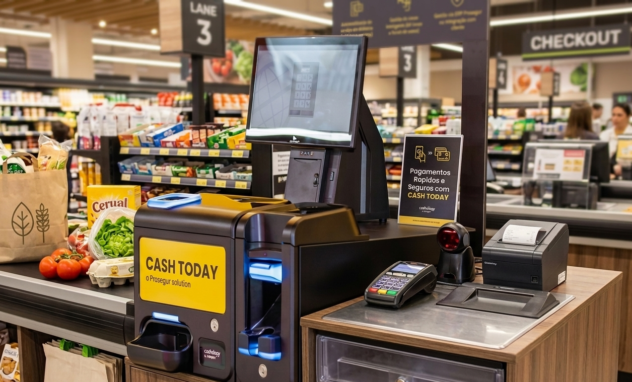 Exposuper 2026: Prosegur Cash lança primeiro equipamento Front Office no Brasil para automatizar gestão de dinheiro e reduzir perdas no varejo